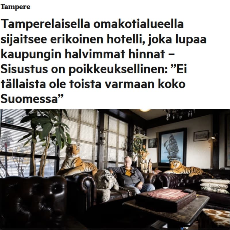 Näkymä Hotelli Lamminpään sisältä